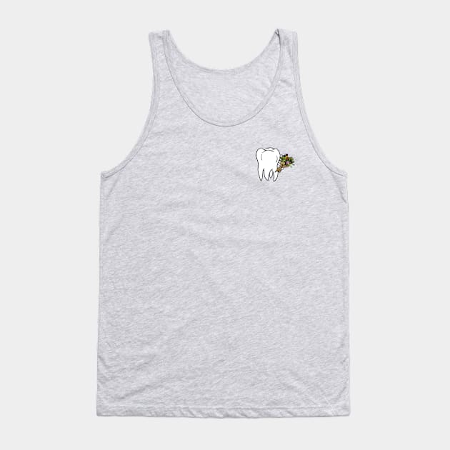 Sweet Tooth Tee Tank Top by Drawing Daily USA